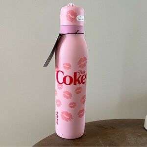 Special Edition Stainless Steel Diet Coke Owala 24 oz Target Pink Red Kisses